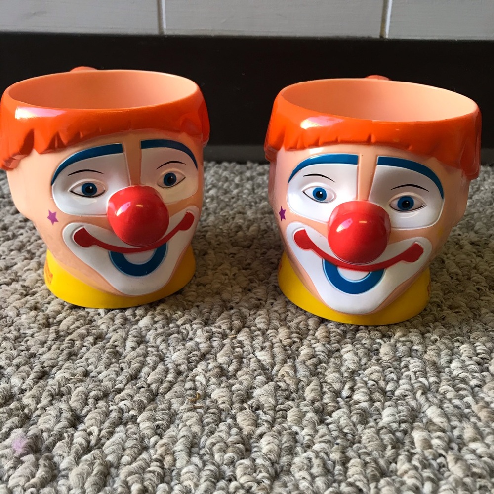 Barnum Bailey Ringling Brothers Circus Clown Mugs
